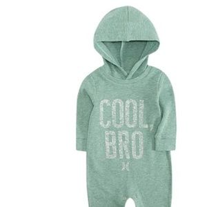 Baby Boy Hurley Hooded Coverall 9mth